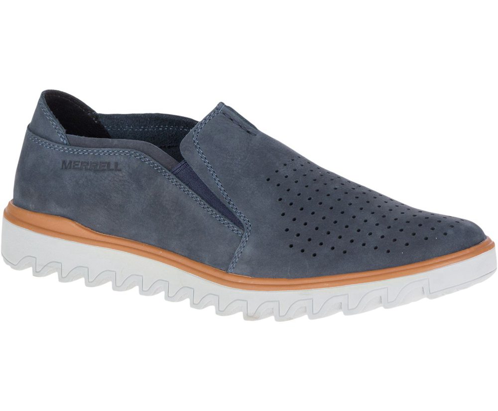 Merrell Slip Ons Męskie Granatowe - Downtown Moc - 805243-ABM